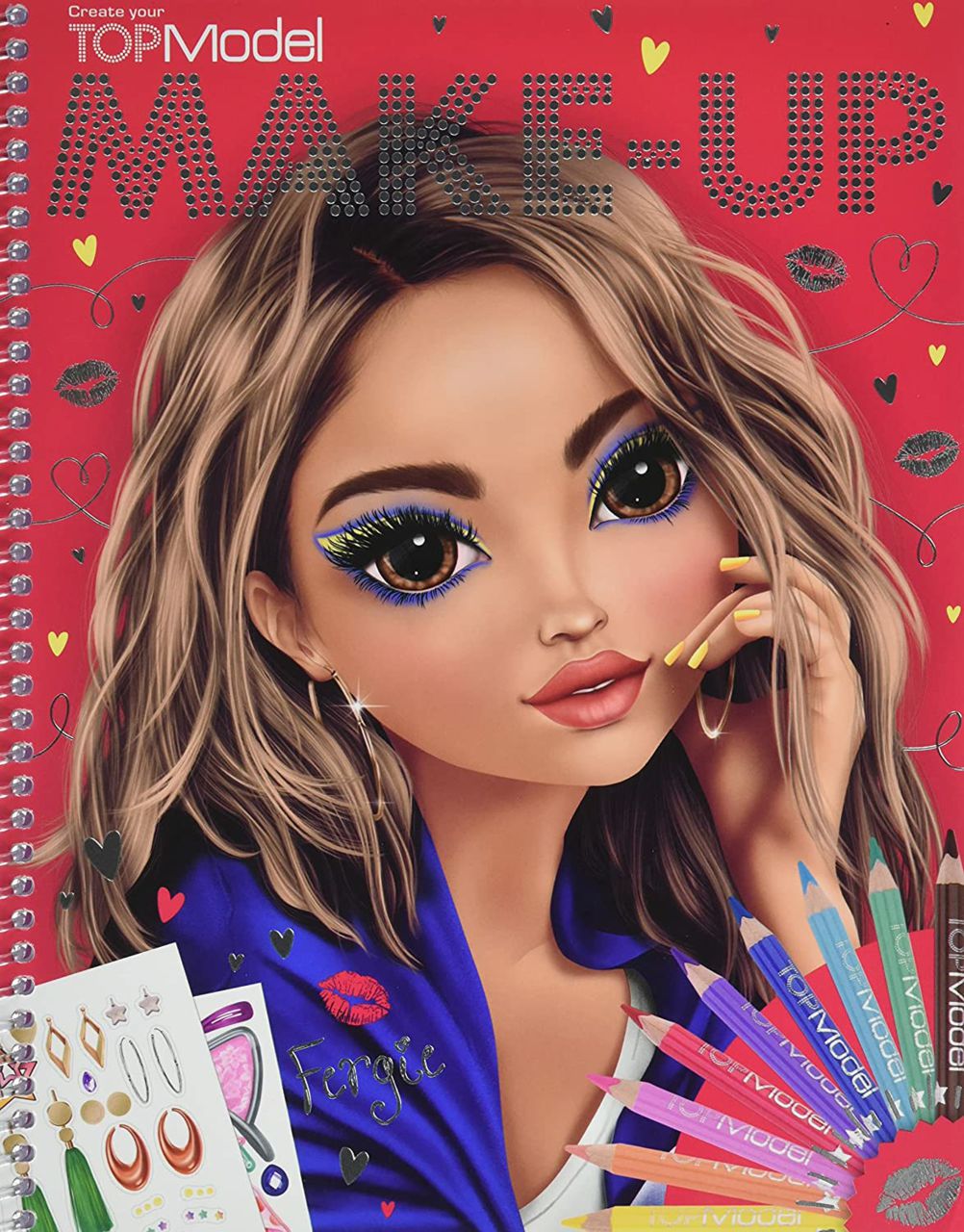 Top Model Make Up Colouring Book