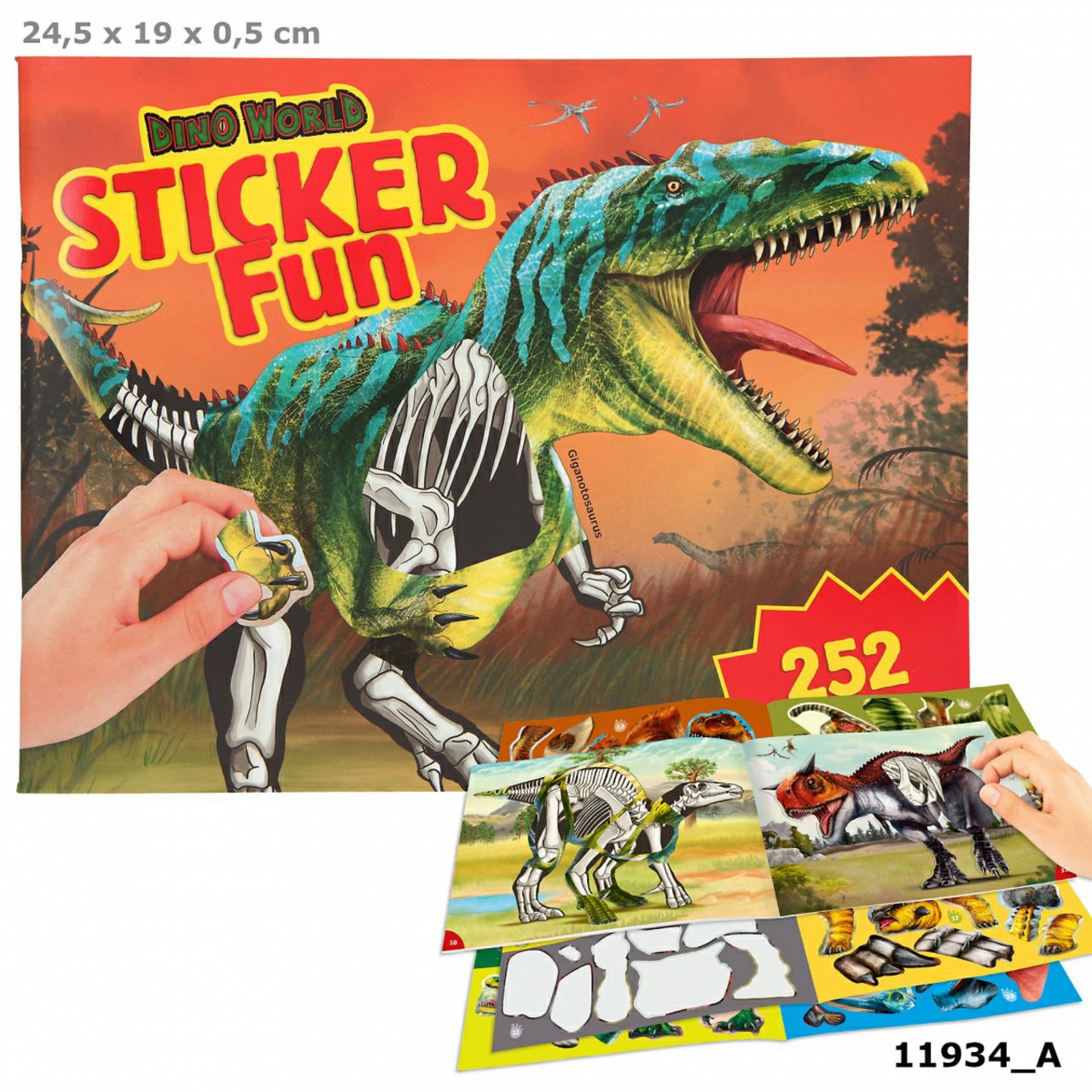 DINO WORLD STICKER FUN BOOK