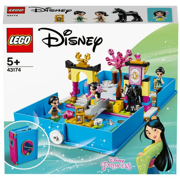 lego disney mulan's storybook adventures princess building playset 43174