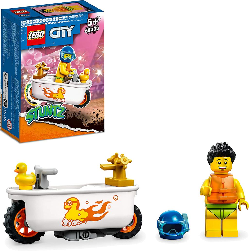 LEGO 60333 City Stuntz Bathtub Stunt Bike Set