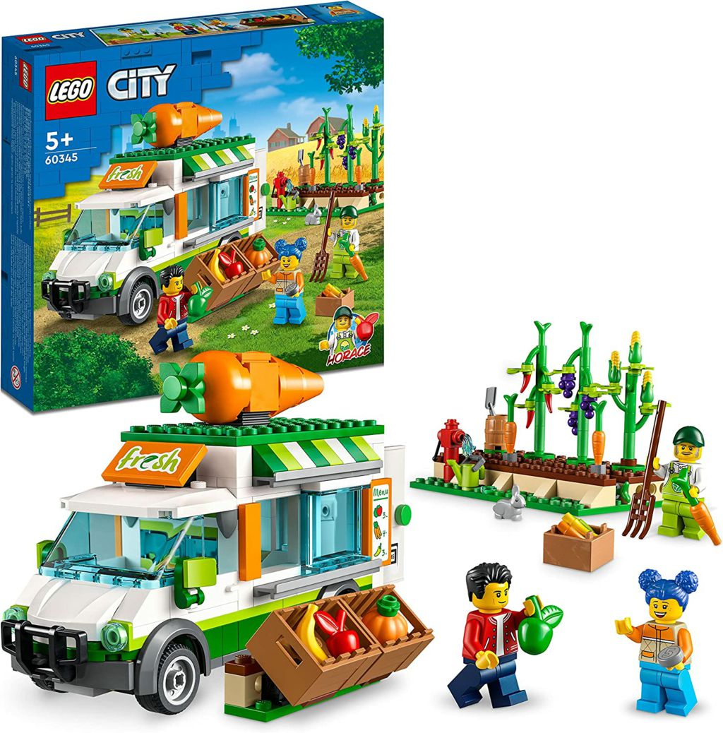 LEGO CITY FARMERS MARKET VAN FOOD TRUCK