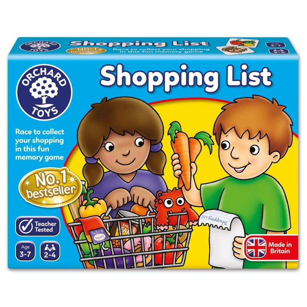 Shopping List – Fun Memory Game