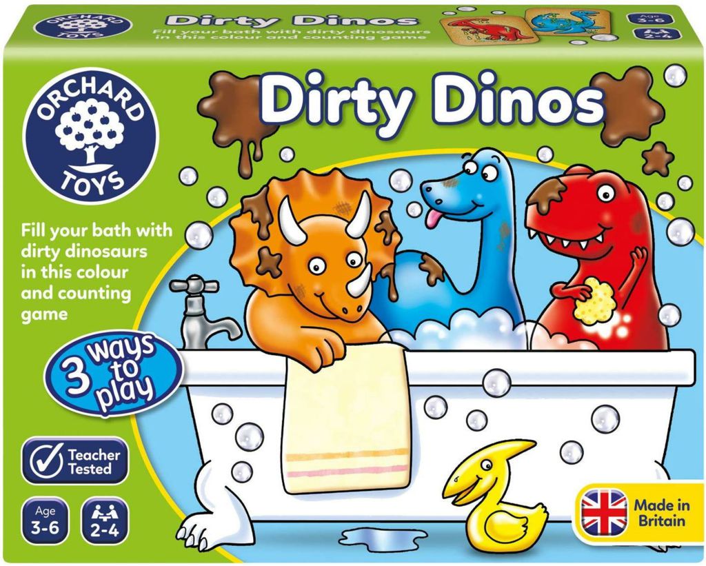 Dirty Dinos – Colour and Counting Bath Game