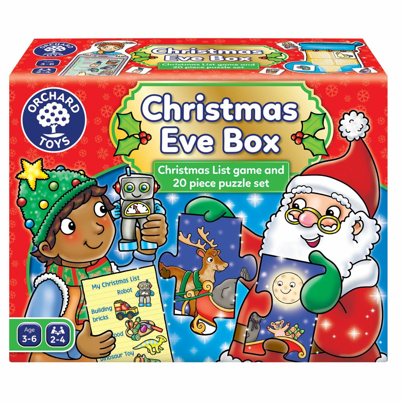 Christmas Eve Box – List Game and 20 pc Puzzle