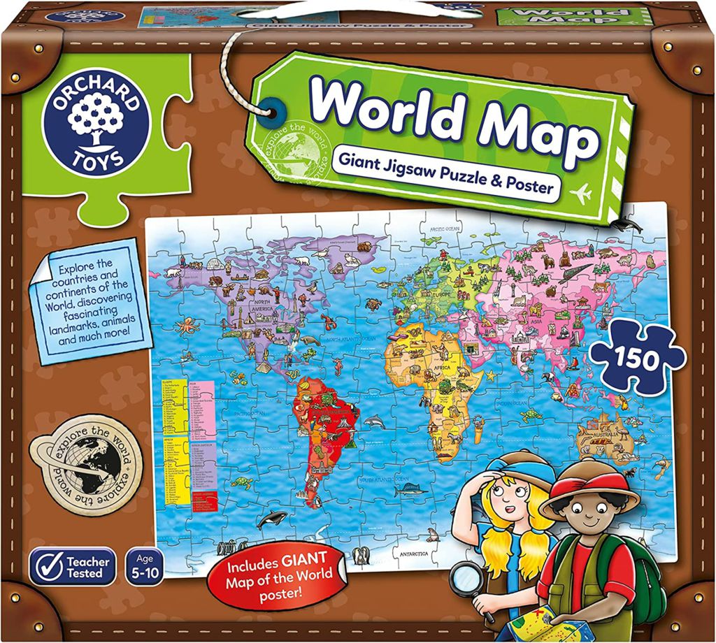 World Map Jigsaw Puzzle and Poster