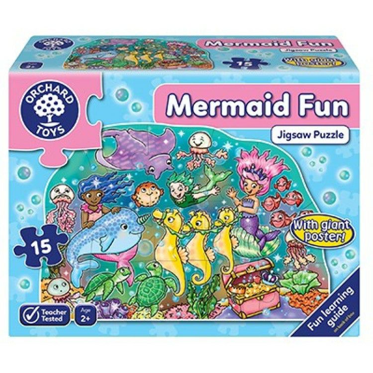 Mermaid Fun Jigsaw Puzzle 15...