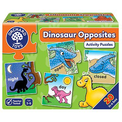 Dinosaur Opposites Activity Puzzles