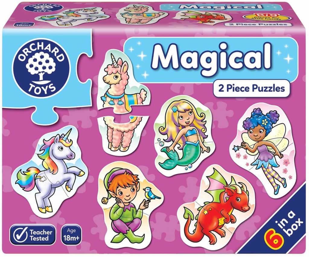 Magical 2 Piece Puzzles