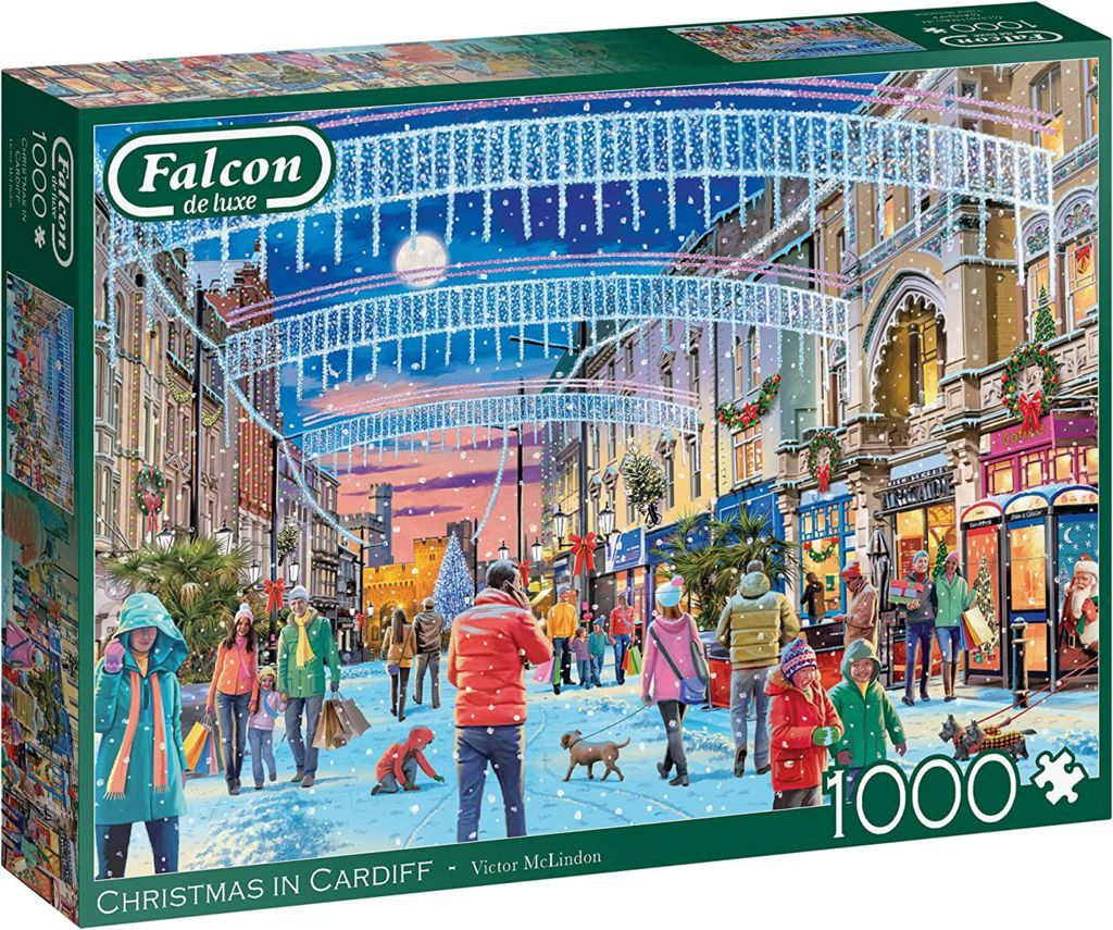 CHRISTMAS IN CARDIFF 1000PC JIGSAW PUZZLE