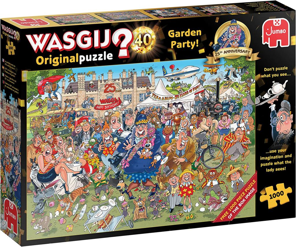 Jumbo Wasgij 25th Anniversary Garden Party Jigsaw Puzzle 1000 piece