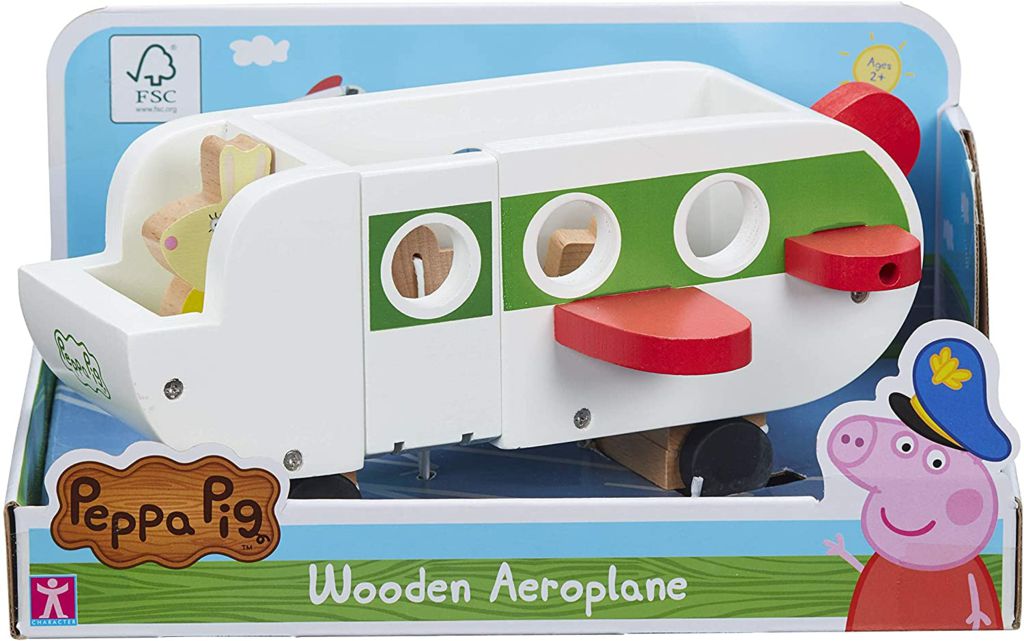 PEPPA PIG WOODEN AEROPLANE