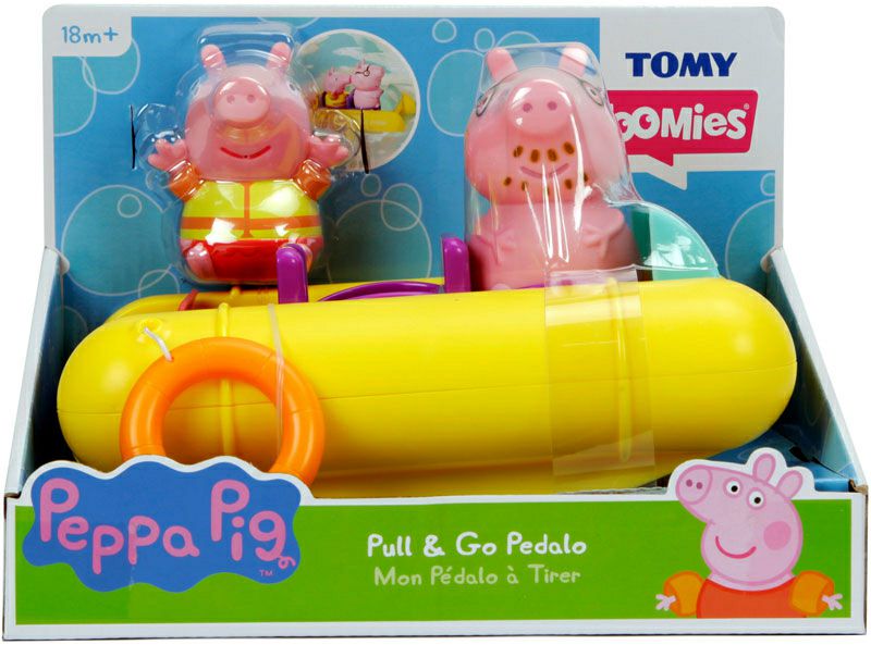 Tomy Toomies Peppa Pig Pull  Go Pedalo