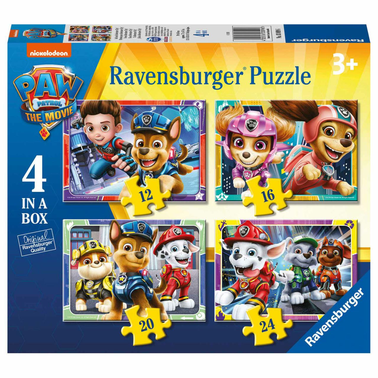 Paw Patrol The Movie Jigsaw Puzzle 4 in a Box