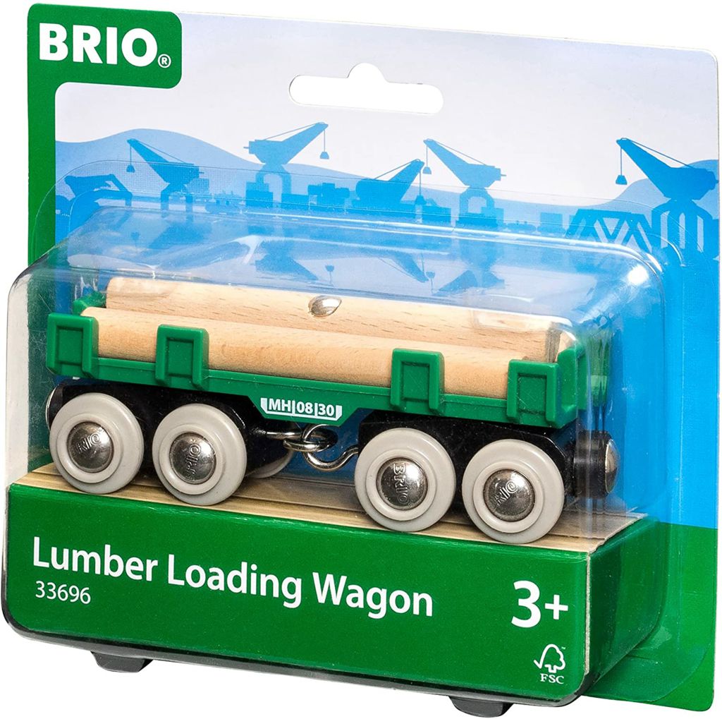 BRIO Lumber Loading Wagon