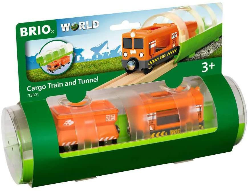 BRIO Cargo Train and Tunnel