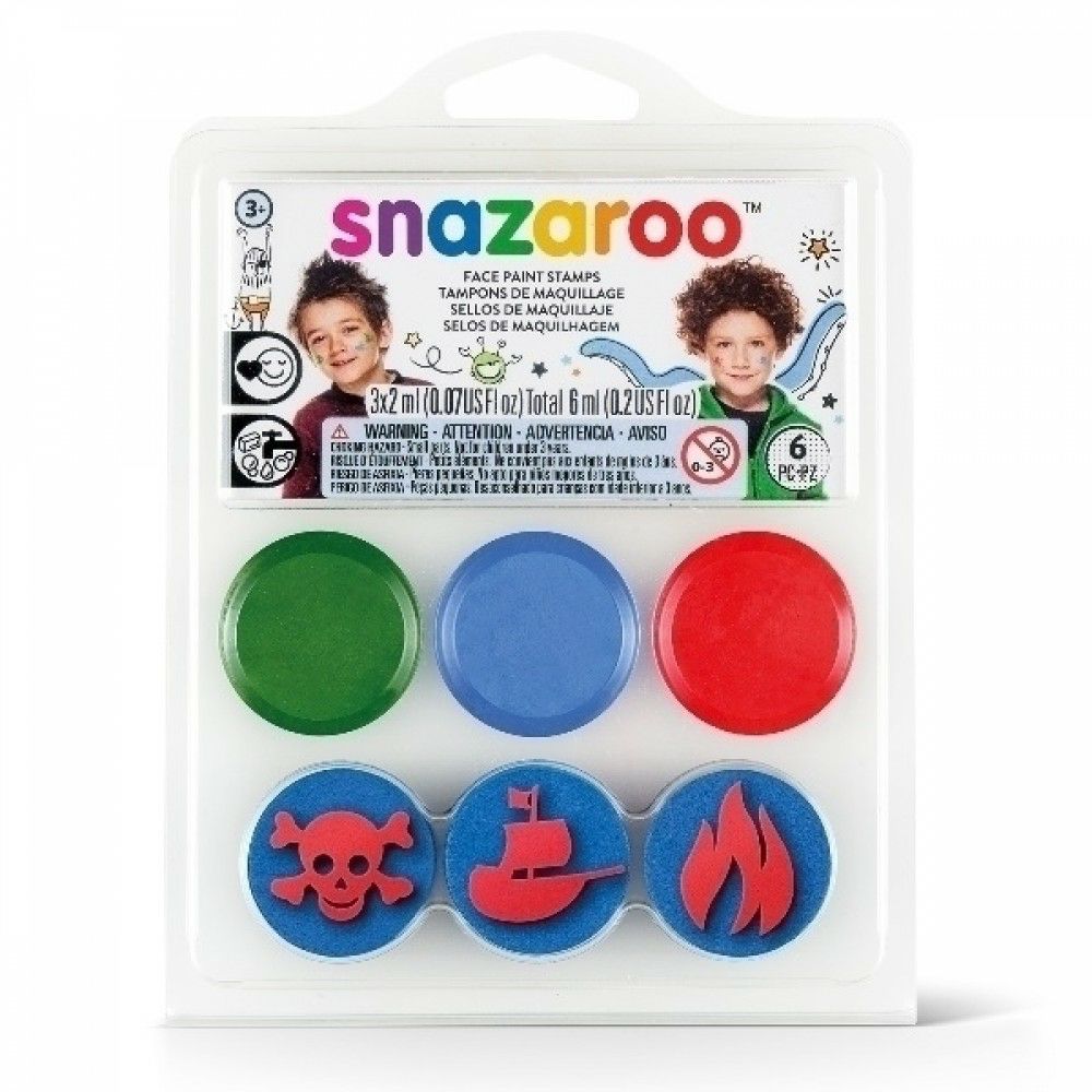 Snazaroo Face Paint Stamps Pirate