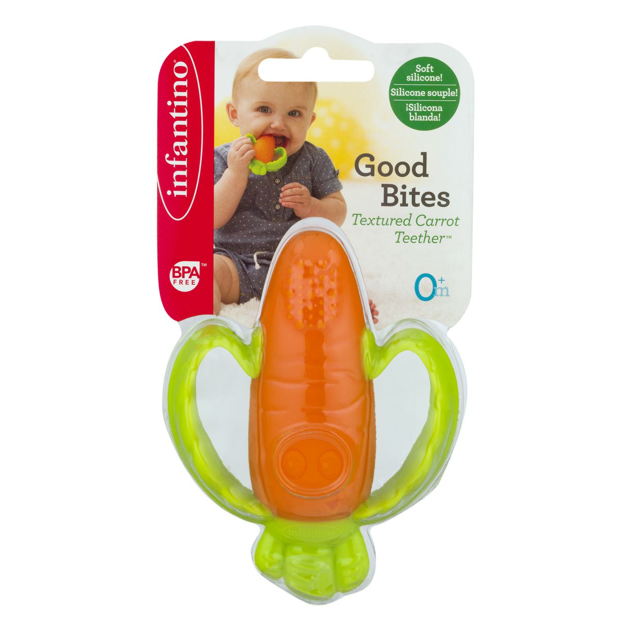 infantino Textured Carrot Teether