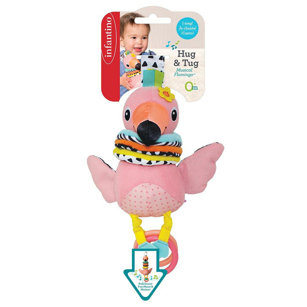 infantino HUG AND TUG FLAMINGO